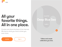 Tablet Screenshot of mix.com